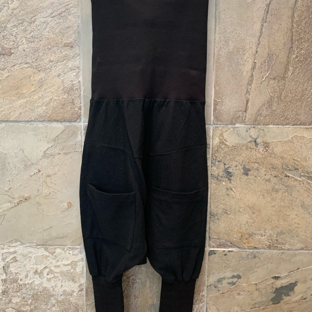 Super Fun Strapless Black, Fitted Top Jumpsuit. - image 5